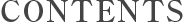 CONTENTS